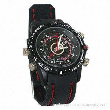 Covert Camera Security Watch, Video and Voice Recorder Clear Photo Snapshot